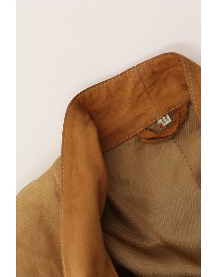 Chaqueta de ante vintage para mujer IT 44 Beige medio