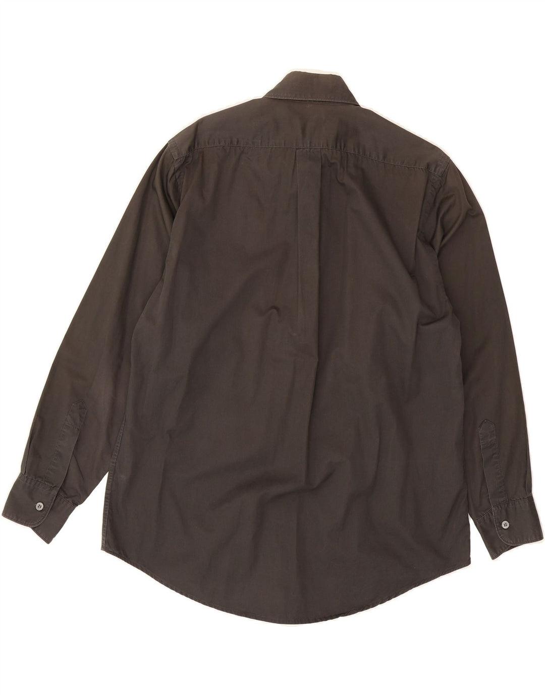 TRUSSARDI Mens Shirt Medium Grey Cotton Vintage Trussardi and Second-Hand Trussardi from Messina Hembry 