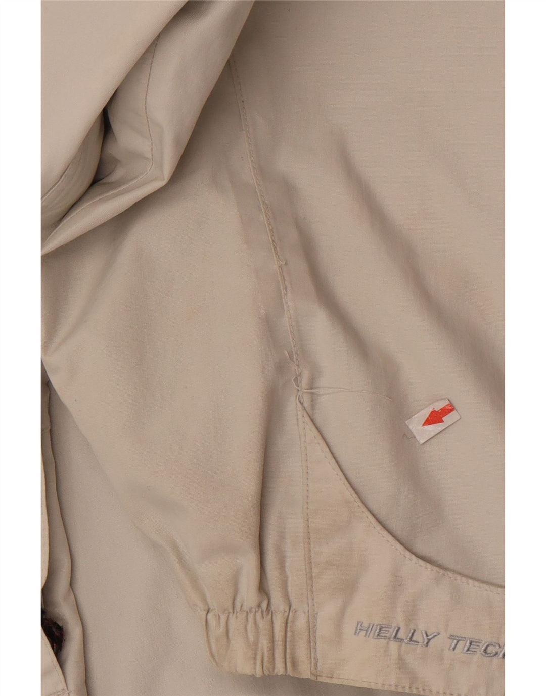 Helly Hansen Chaqueta impermeable con capucha para hombre UK 40 Large Off White Nylon