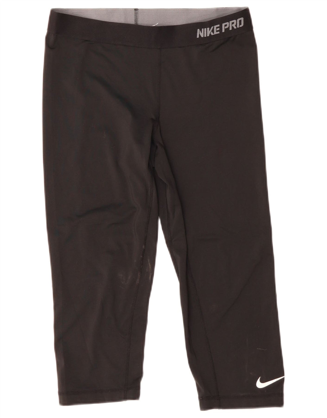 Nike - Leggings capri gráficos para mujer, talla 46, poliéster negro grande