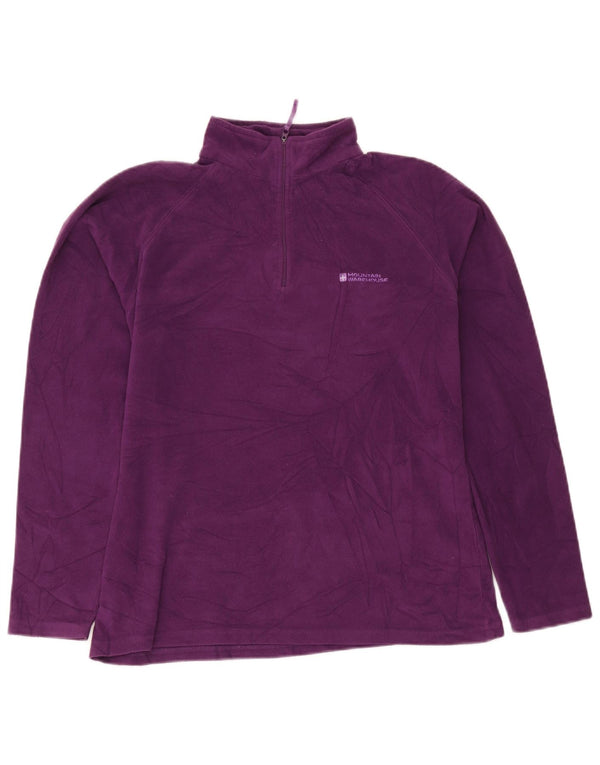 Jersey polar con cremallera y cuello para mujer de Mountain Warehouse UK 44 Granate mediano