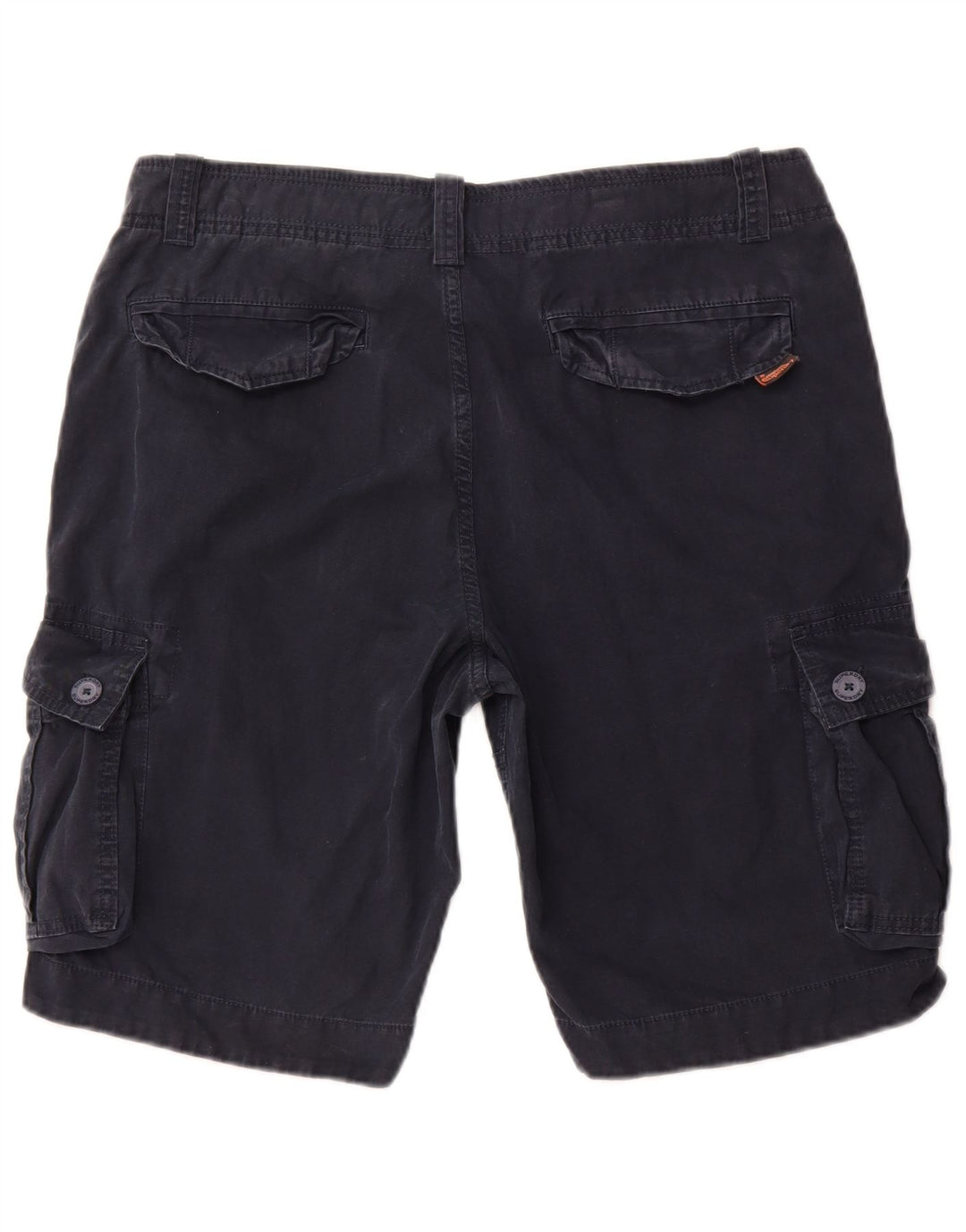 SUPERDRY Shorts cargo para hombre XL W38 Algodón azul marino