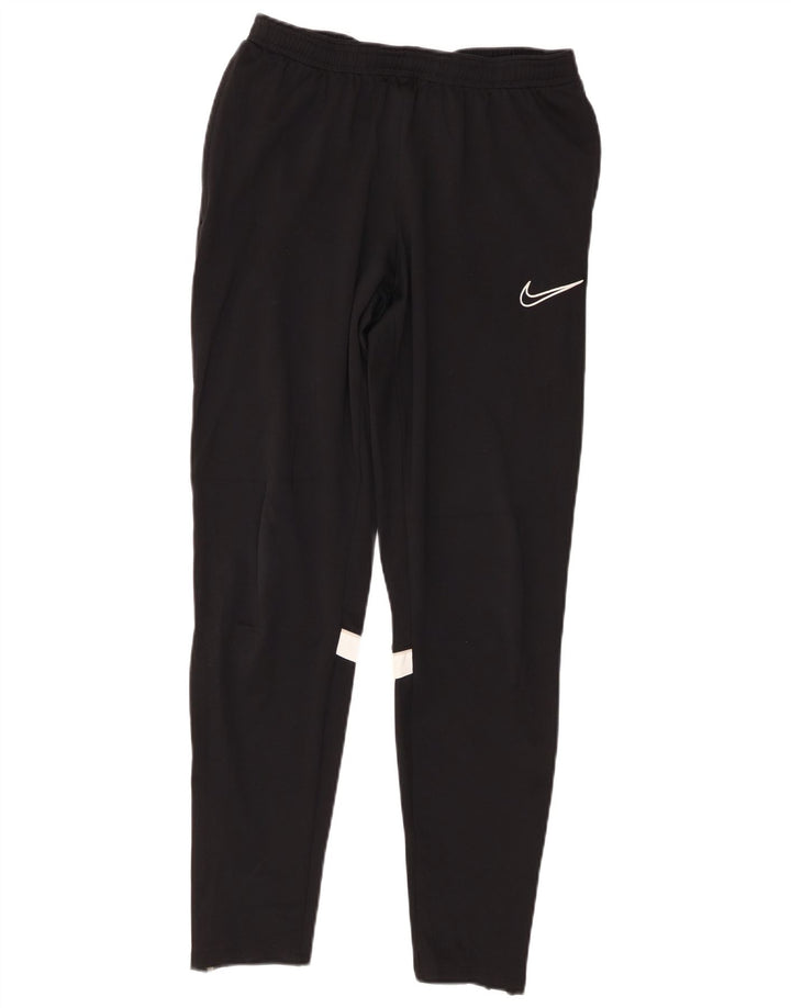 NIKE Hombre Dri Fit Pantalones De Chándal Mediano Negro Colorblock Poliéster