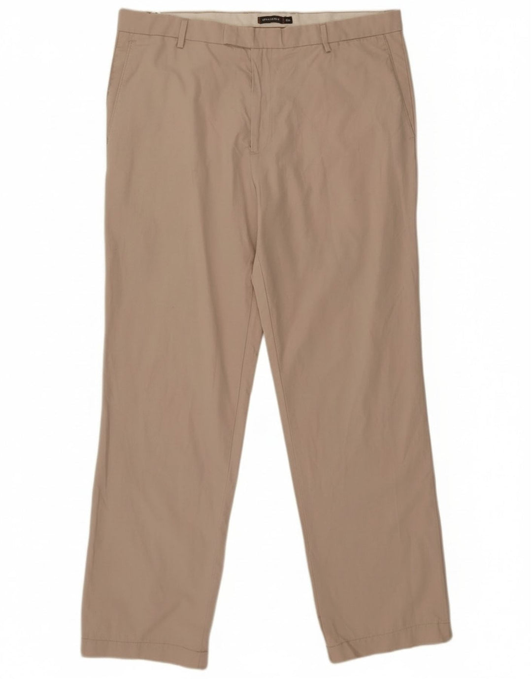 Dockers Pantalón de traje recto para hombre W38 L33 Algodón beige
