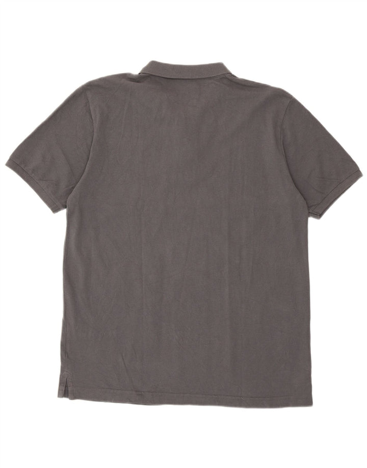 Dack's Polo para hombre de algodón gris grande
