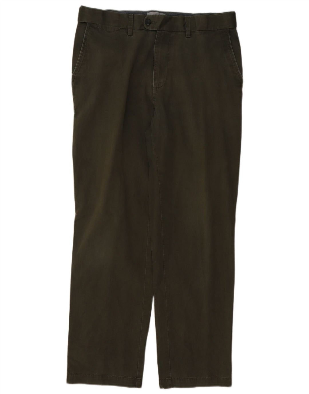MARKS & SPENCER Pantalones chinos de corte regular para hombre W34 L29 Algodón caqui