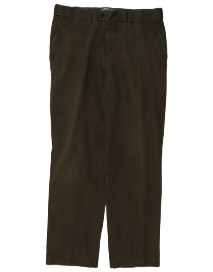 MARKS & SPENCER Pantalones chinos de corte regular para hombre W34 L29 Algodón caqui
