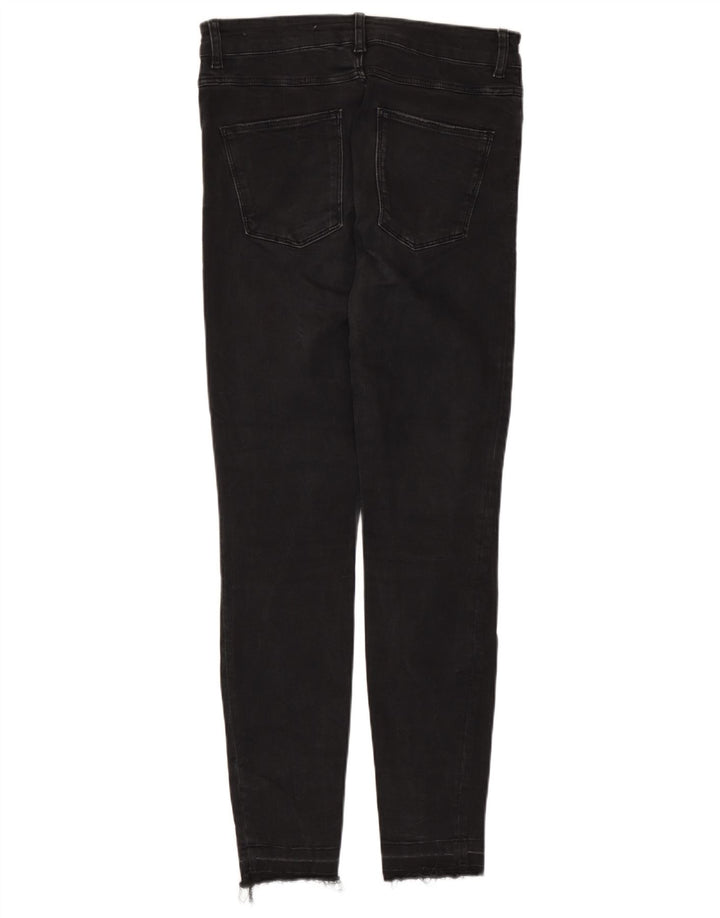 Zara Vaqueros Pitillo Mujer EU 40 Mediano W30 L27 Negro