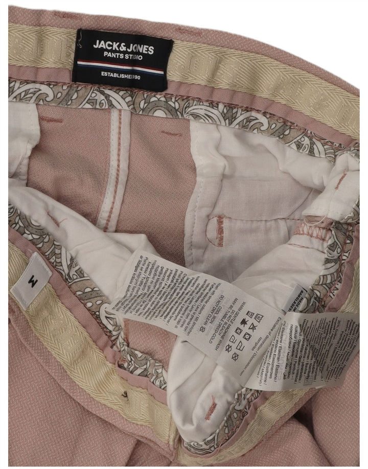 Jack & Jones Hombre Chino Shorts Medium W32 Algodón Rosa