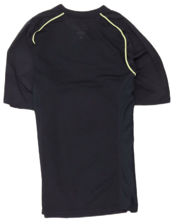 Camiseta Nike Dri Fit para hombre Top Small Azul marino Poliéster