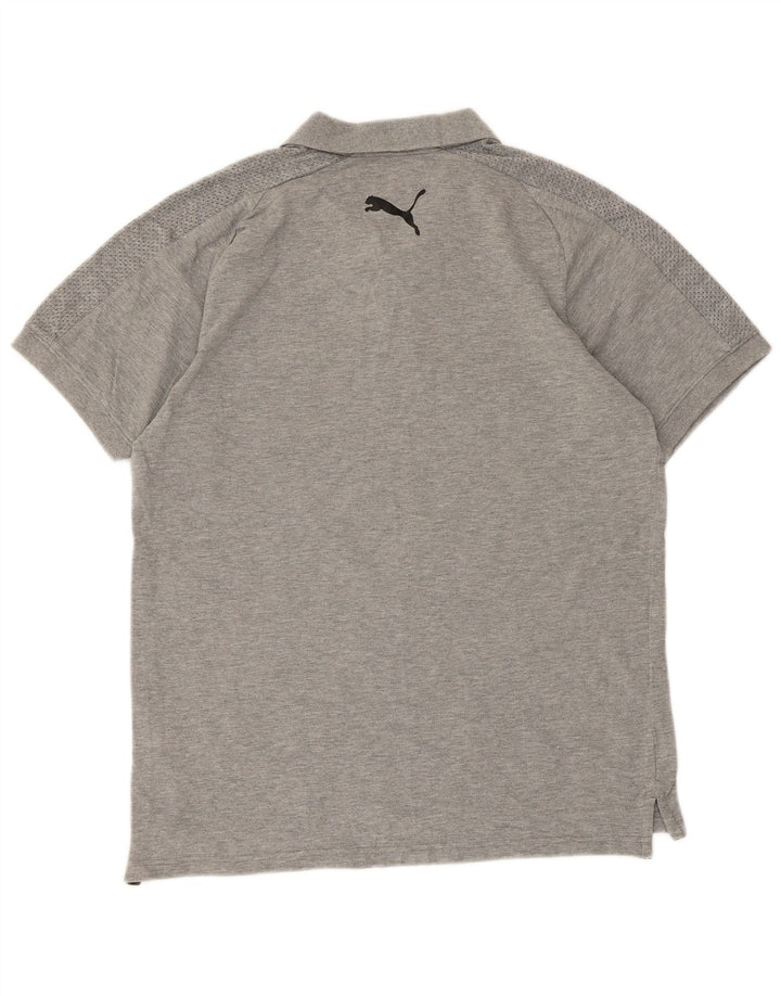 Polo Puma Hombre Pequeño Gris Moteado