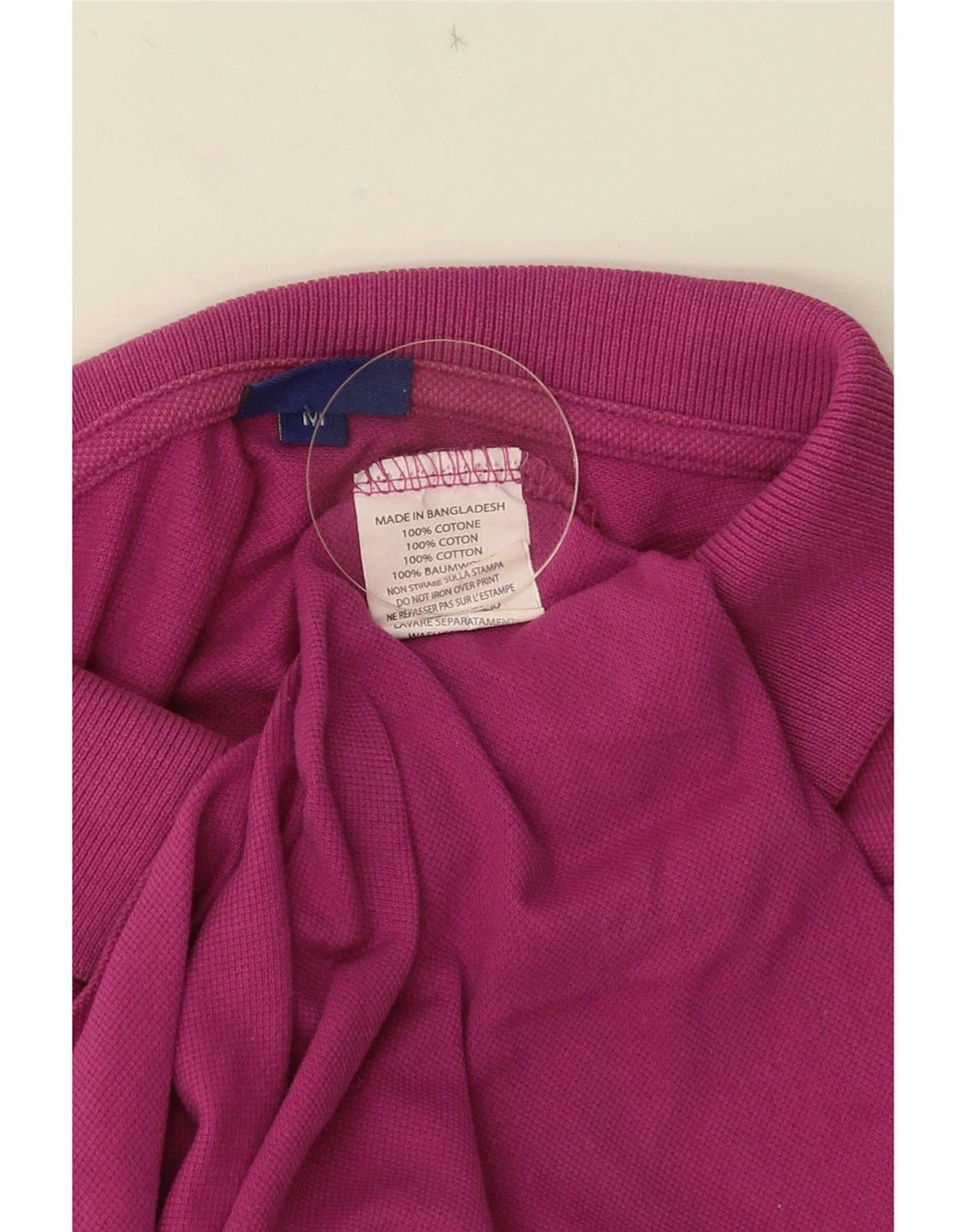Polo Asics Hombre Algodón Granate Medio