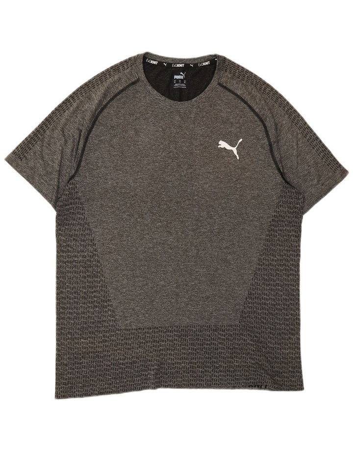PUMA Camiseta para hombre Top XL Gris moteado