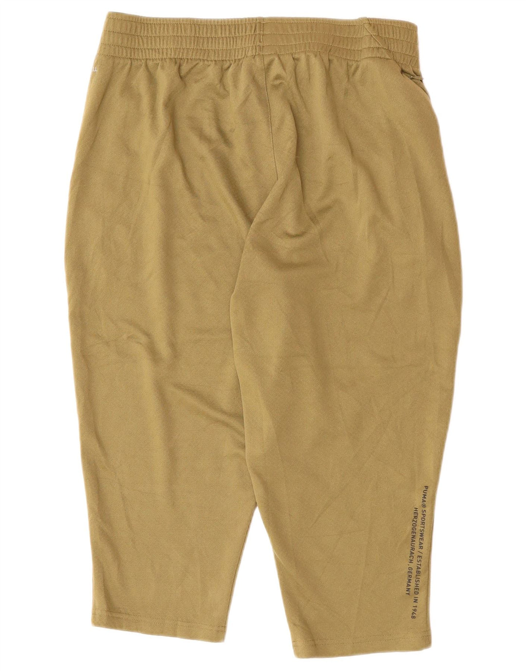 PUMA Bermudas deportivas para hombre, talla grande, poliéster caqui