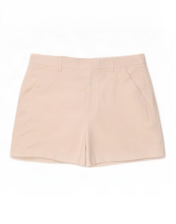 Zara Womens Chino Shorts Small W26 L3 White Cotton