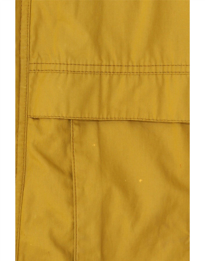 Vintage hombres bomber chaqueta Reino Unido 40 grande amarillo