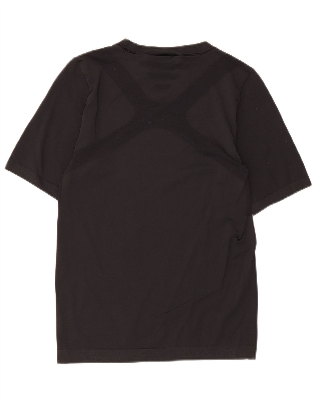 Adidas Mujer Climalite Camiseta Top UK 12 Mediano Negro Poliamida