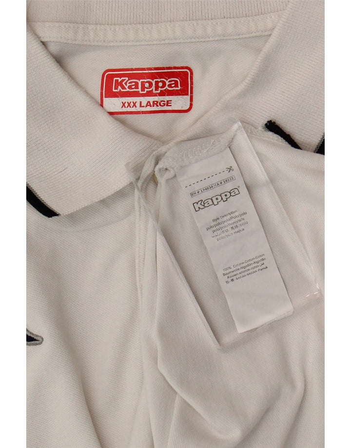 KAPPA Polo Hombre 3XL Algodón Blanco