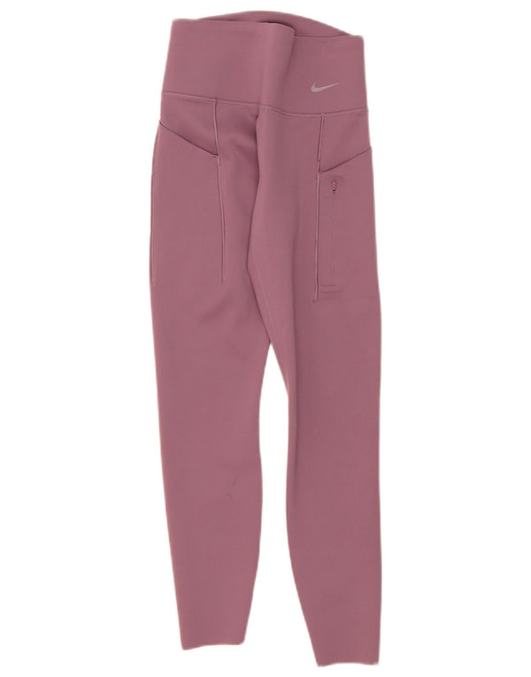 Nike Leggings Dri Fit para mujer UK 8 Small Pink Nylon
