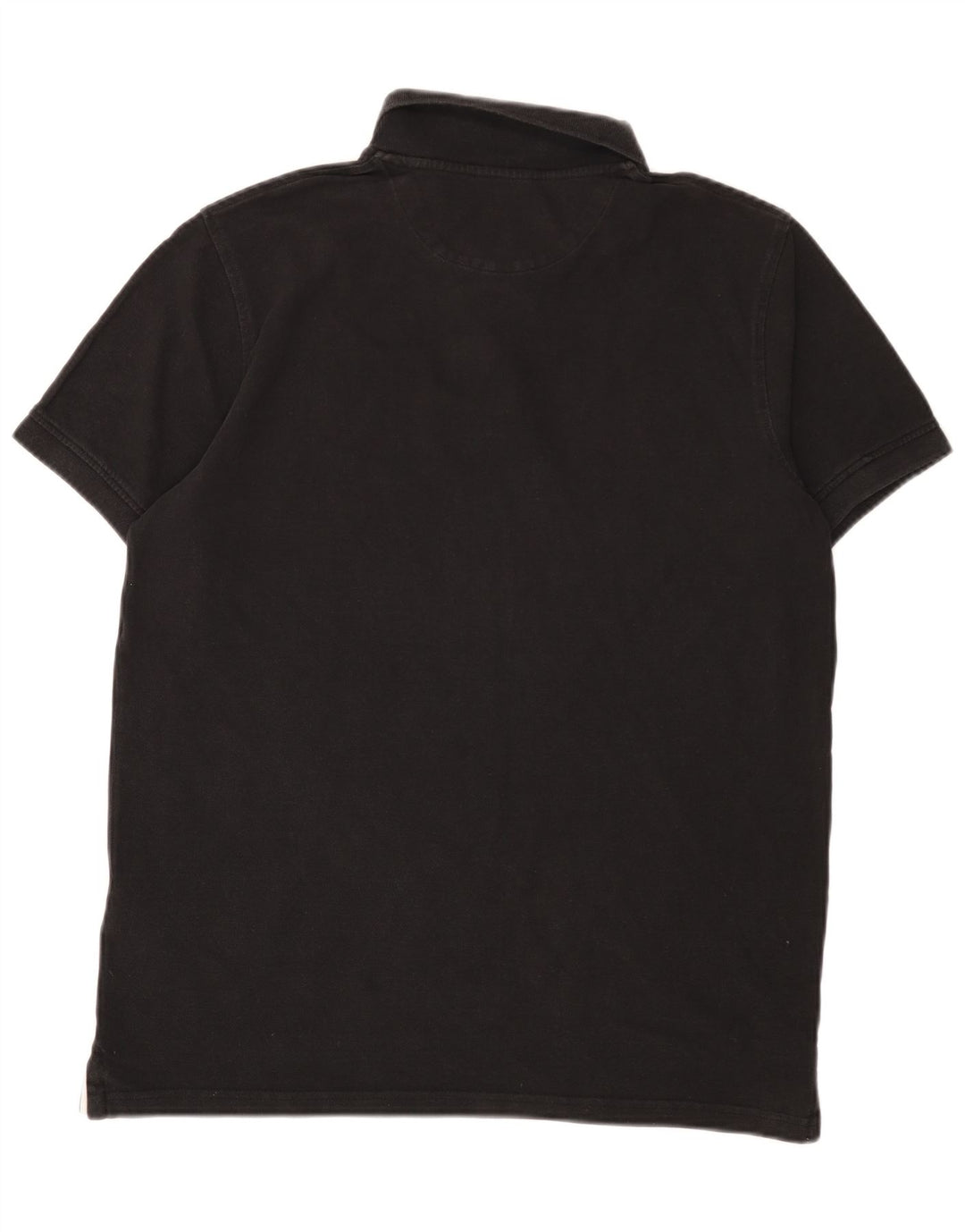Timberland Polo para hombre grande de algodón negro