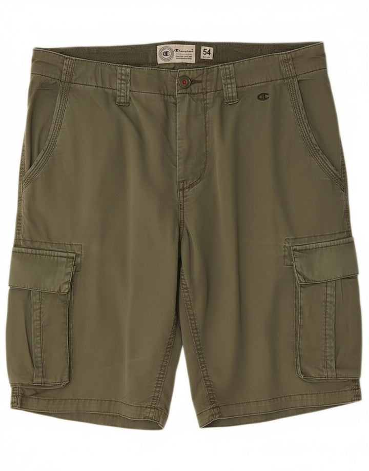 Champion Pantalones cortos cargo para hombre IT 54 2XL W38 Algodón caqui
