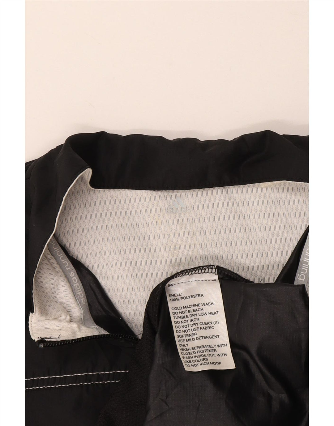 ADIDAS Chaqueta superior de chándal para hombre Poliéster negro grande