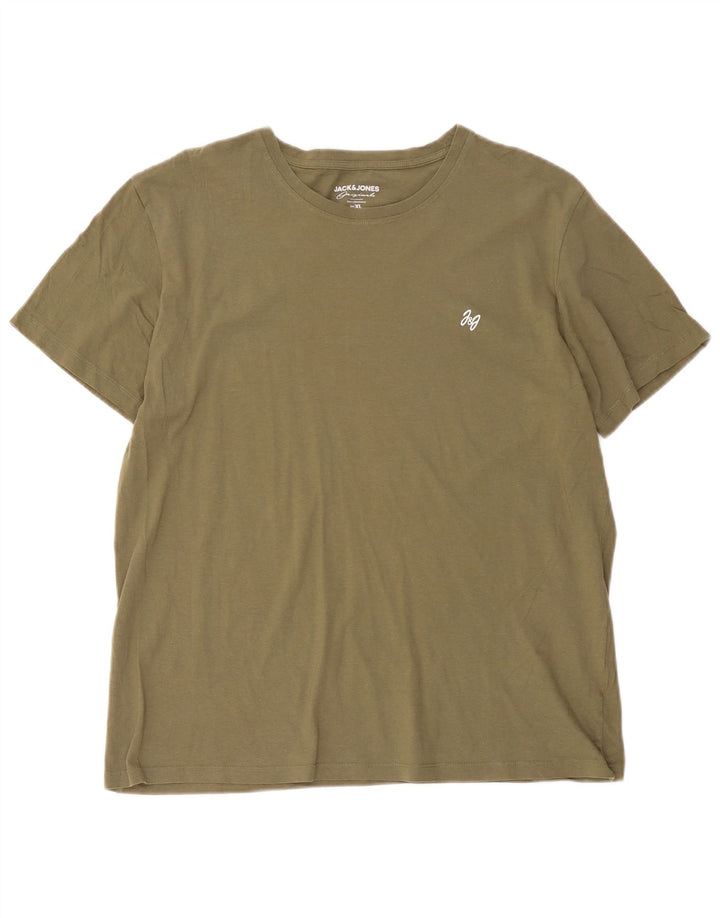 Jack & Jones Hombre Camiseta Top XL Caqui