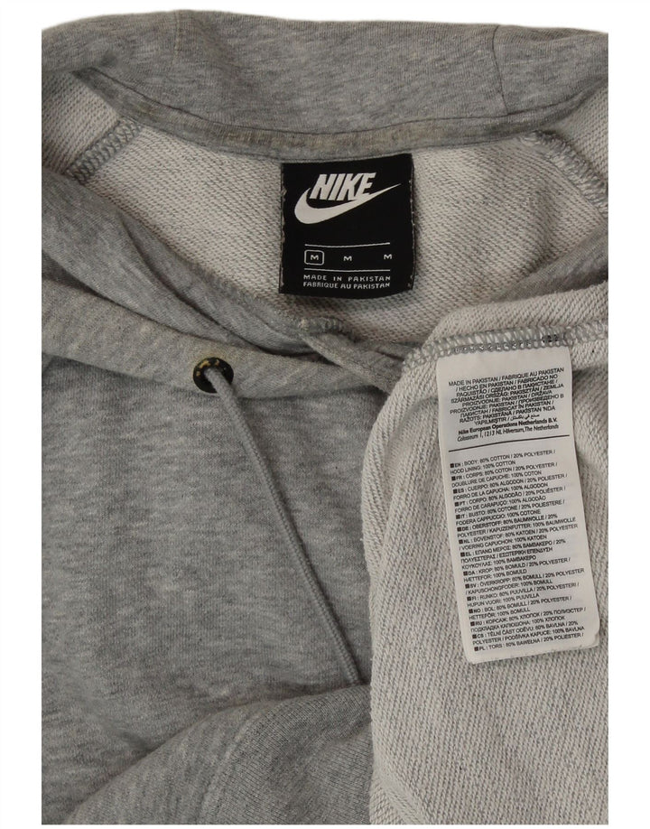 NIKE Sudadera con capucha para mujer UK 40 Algodón gris medio