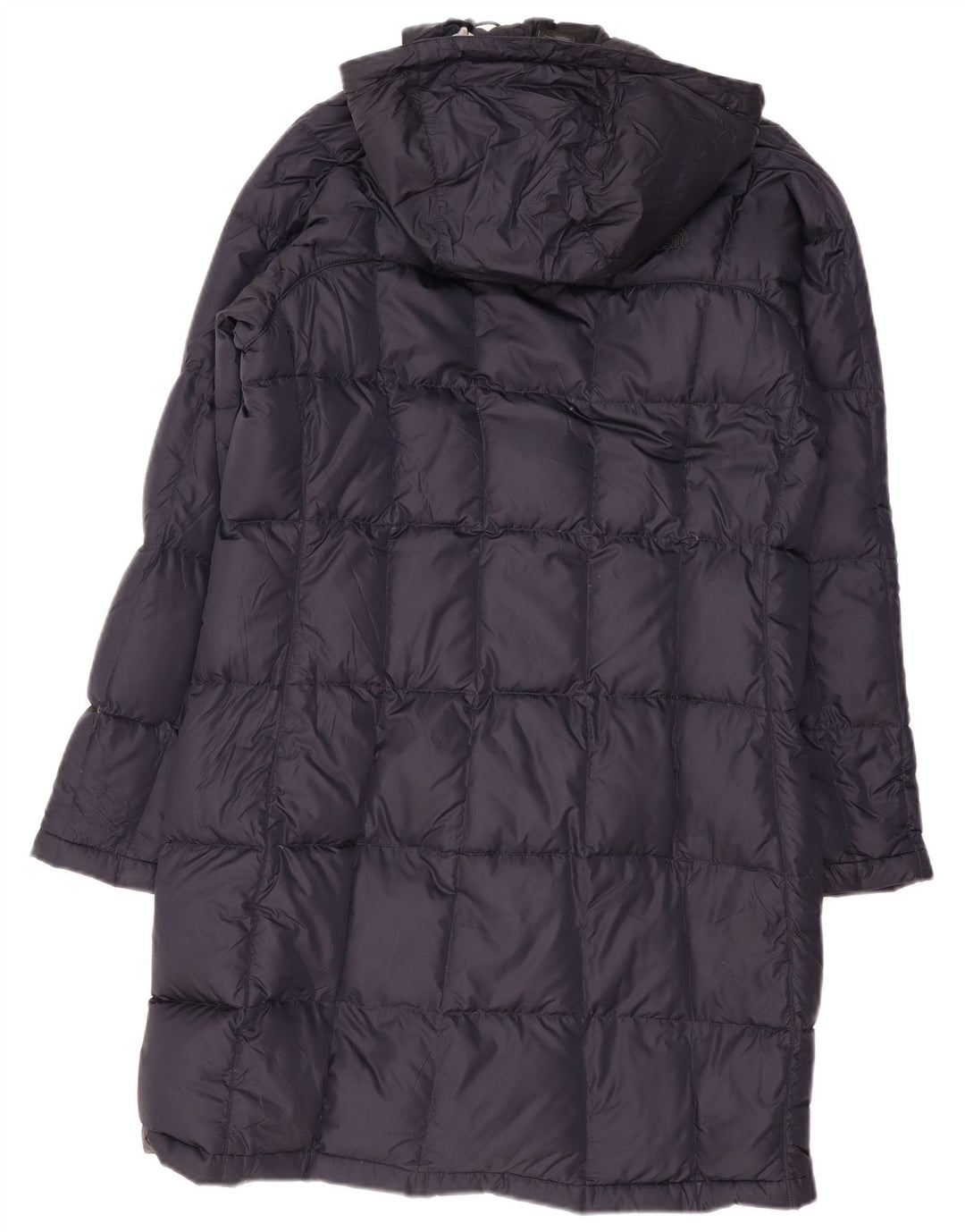 THE NORTH FACE Abrigo acolchado con capucha para mujer UK 44 Poliéster azul marino medio