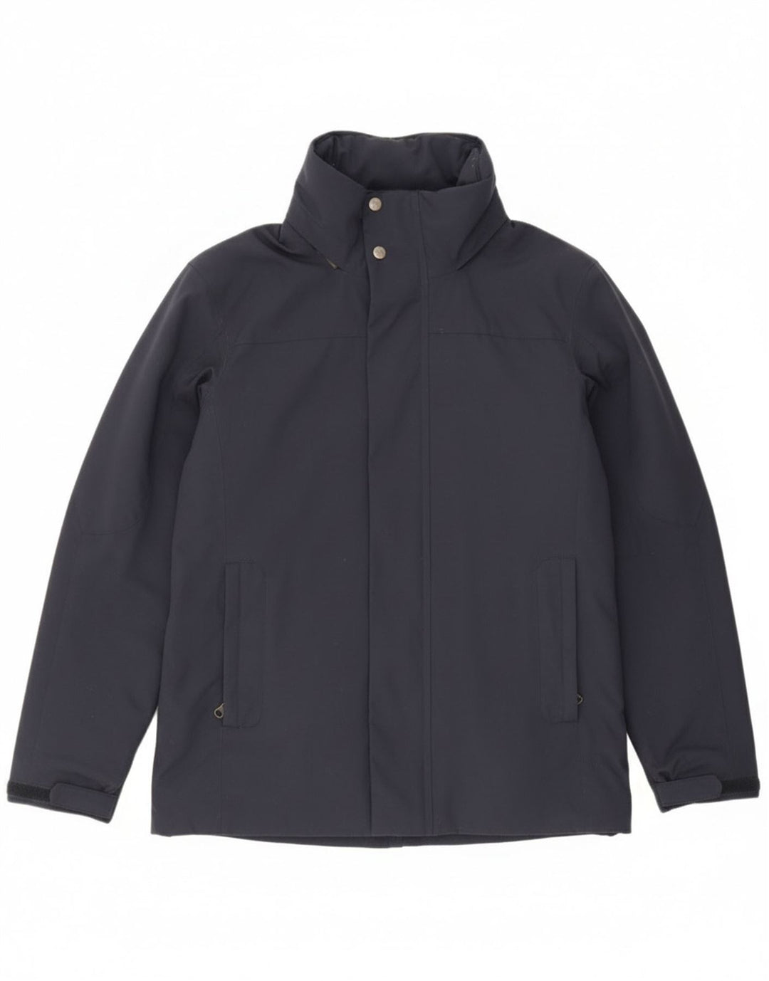 Slam Chaqueta cortavientos con capucha para hombre UK 36 Small Azul marino Nylon