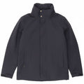 Slam Chaqueta cortavientos con capucha para hombre UK 36 Small Azul marino Nylon