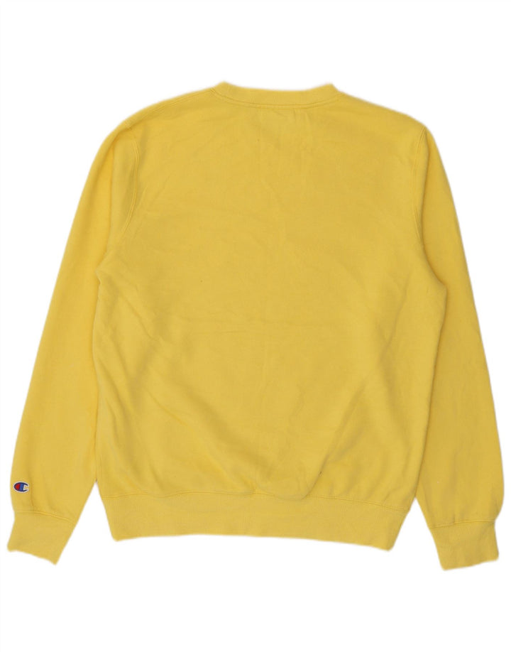 Champion Sudadera Gráfica para Hombre Jersey Grande De Algodón Amarillo
