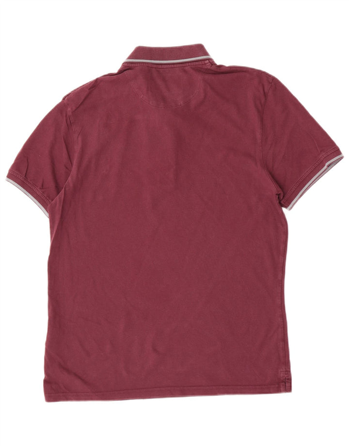 Lyle & Scott Polo Hombre Algodón Granate Medio