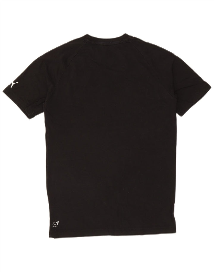 Puma - Camiseta gráfica para hombre, talla pequeña, color negro