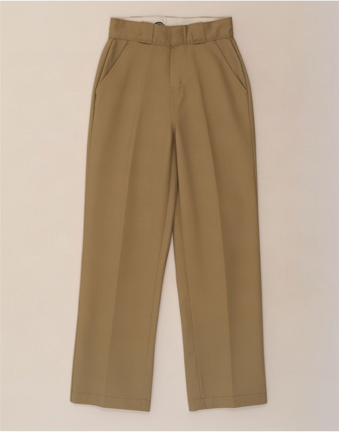 Pantalón chino recto Dickies Mujer W24 L26 Poliéster beige