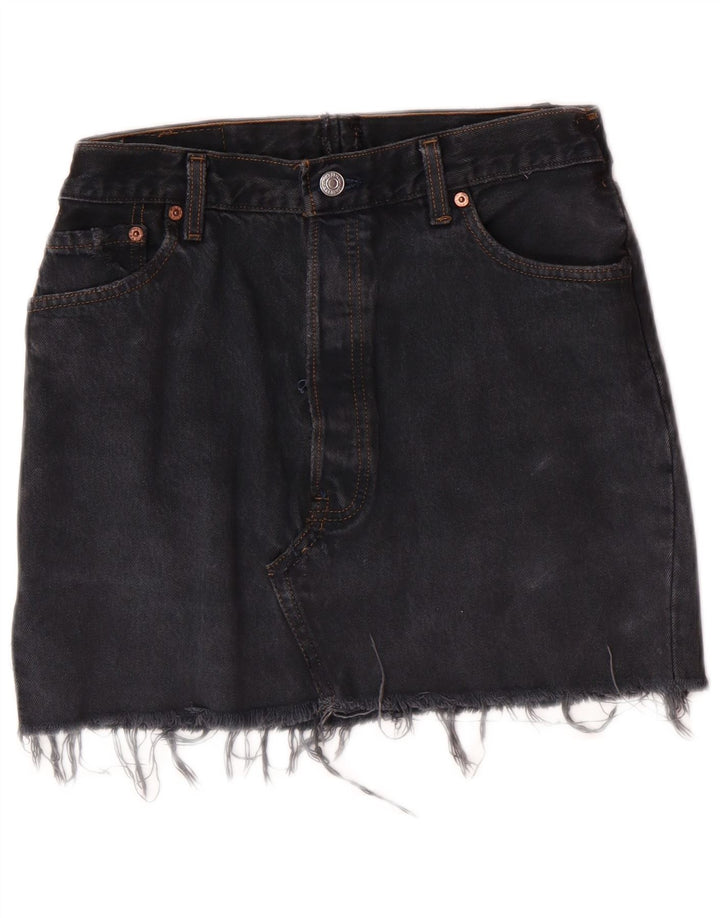 LEVI'S Falda Vaquera Mujer W28 Gris Medio