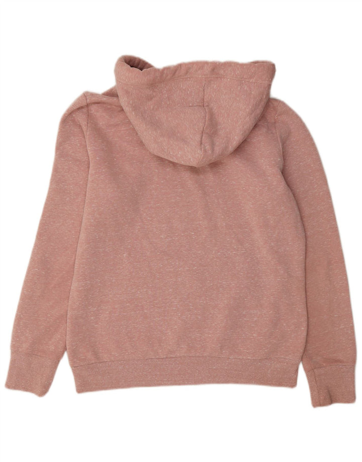 Superdry Jersey con capucha para mujer Reino Unido 40 Poliéster moteado rosa medio