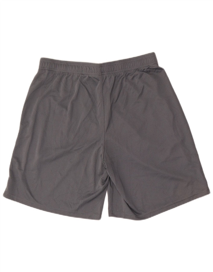 Under Armour Pantalones cortos deportivos para hombre poliéster gris grande