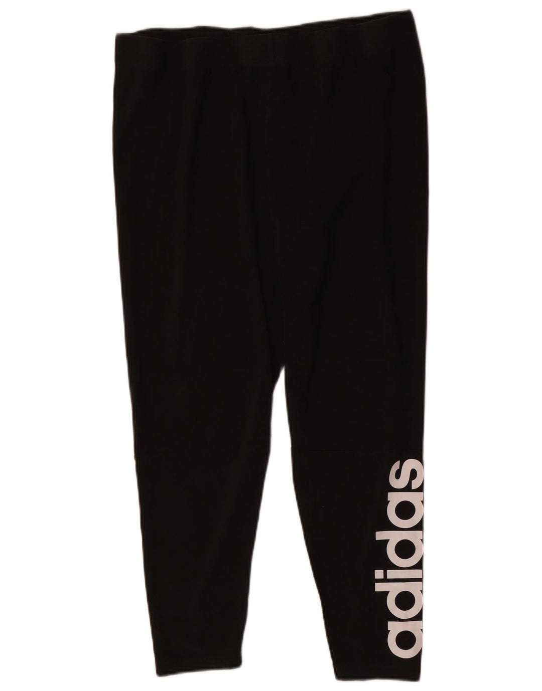 Leggings gráficos ADIDAS para mujer ES 24/26 2XL Algodón negro