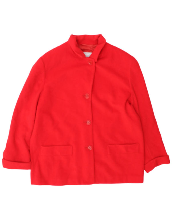 Bogner Chaqueta Blazer de 4 Botones para Mujer UK 40 XL Rojo