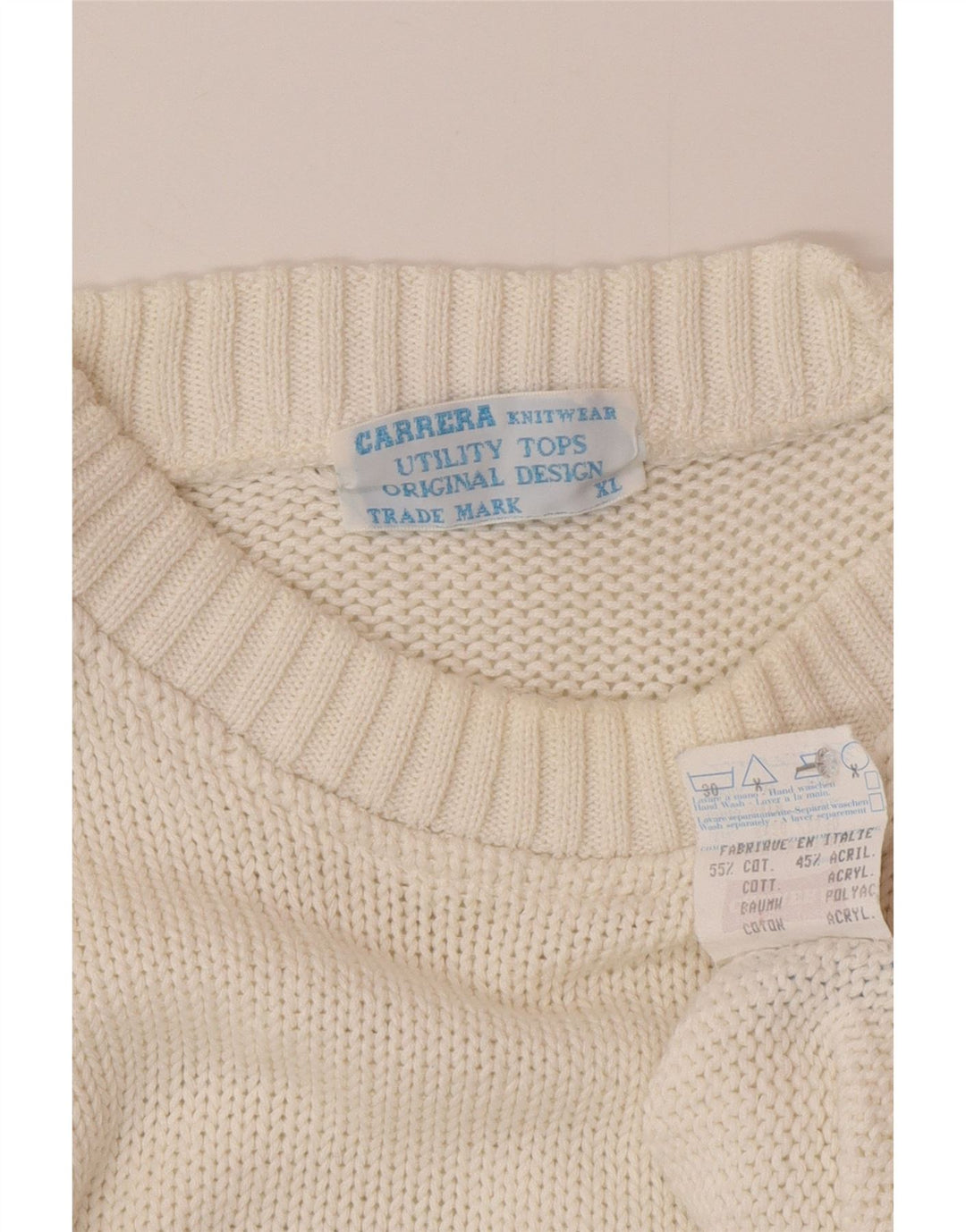 Carrera Jersey De Cuello Redondo Para Hombre XL Algodón Blanco