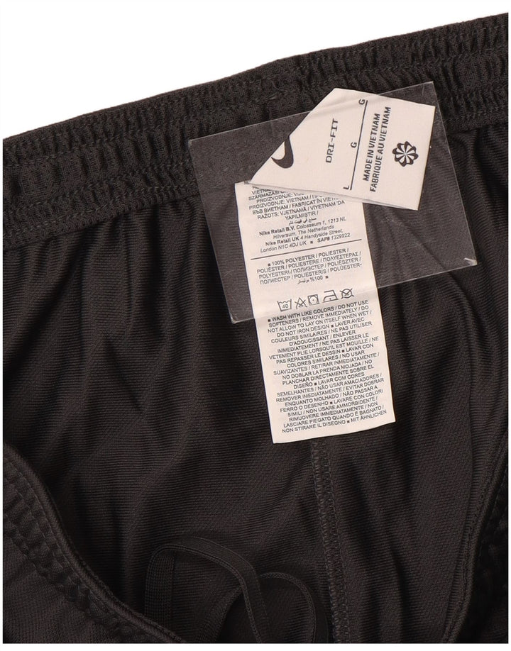 NIKE Pantalones de chándal Dri Fit para hombre, poliéster gris grande