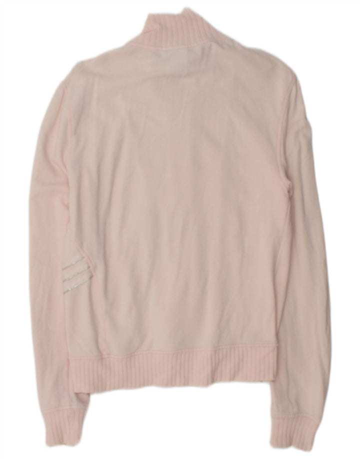 Adidas - Chaqueta de chándal para mujer, talla 40, algodón rosa medio