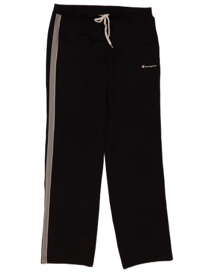 Champion Pantalones De Chándal Para Hombre Large Negro Colorblock Poliéster