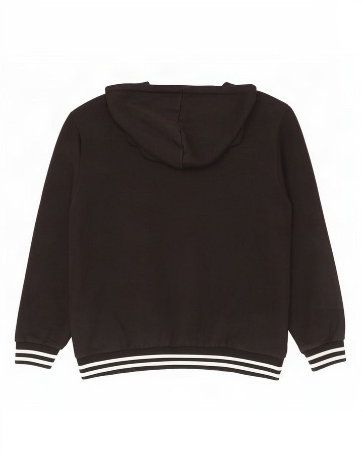 Puma Hombre Sudadera Con Capucha Gráfica Jersey De Algodón Negro Mediano
