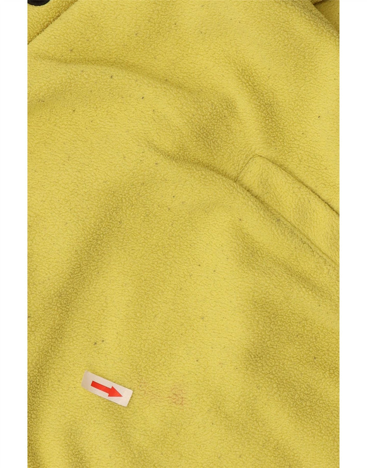 Champion Jersey De Forro Polar Con Capucha Gráfico Para Hombre Poliéster Amarillo Grande