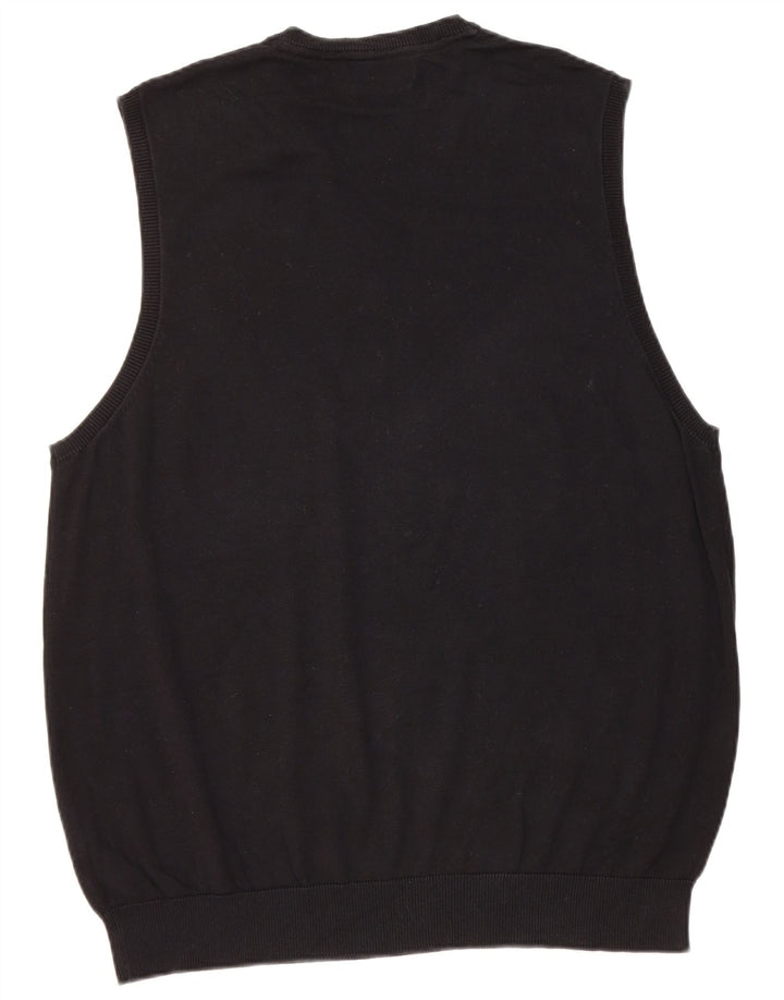 Marks & Spencer Camiseta sin mangas para hombre XL Algodón negro