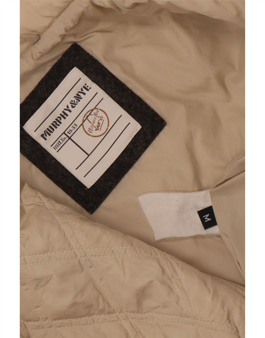 Murphy & Nye Chaqueta acolchada para mujer UK 44 Medium Beige