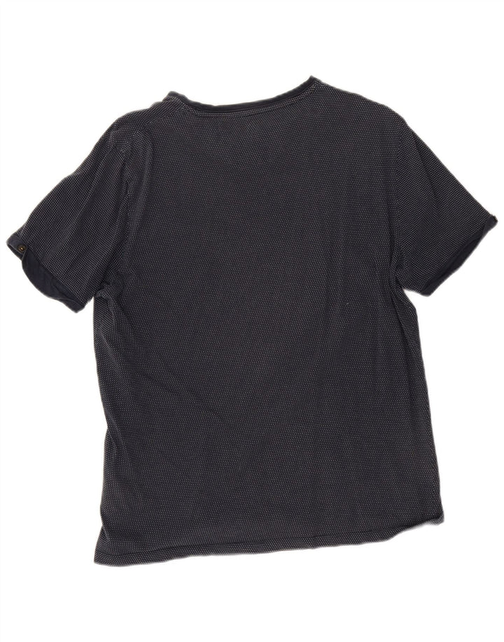 Ted Baker - Camiseta para hombre, talla 4, algodón azul marino grande