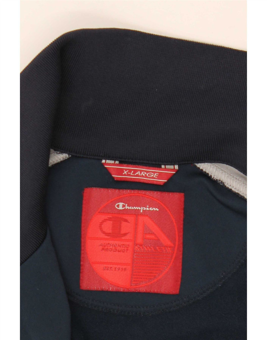 Champion Chaqueta de chándal para hombre XL Azul marino Colorblock
